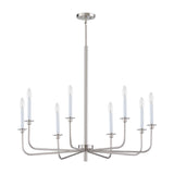 Lexington Green 38'' Wide 8-Light Chandelier - Brushed Nickel CN341822 Thomas