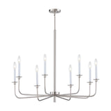 Thomas Lexington Green 38'' Wide 8-Light Chandelier