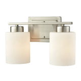 Summit Place 12'' Wide 2-Light Vanity Light - Brushed Nickel CN579212 Thomas