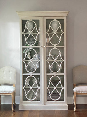 Park Hill Adeline Wood Cabinet with Glass Doors EFC20134