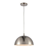 Chelsea 12'' Wide 1-Light Pendant - Brushed Nickel CN700152 Thomas