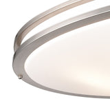 Clarion 32.5'' Wide 6-Light Flush Mount - Brushed Nickel CN705378 Thomas