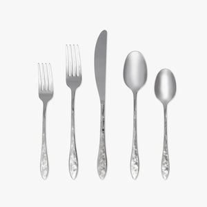 Lenox Cambridge Devyn Hammered Mirror 20-Piece Flatware Set NO COLOR METAL 303920CNB12R