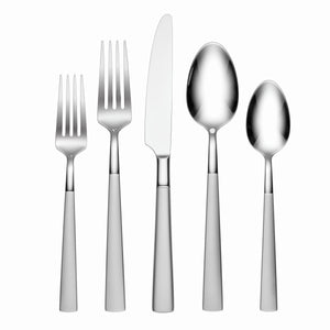 Lenox Hampton Forge Kenta Frosted 20 Piece Flatware Set Metallic, STAINLESS METAL 894316