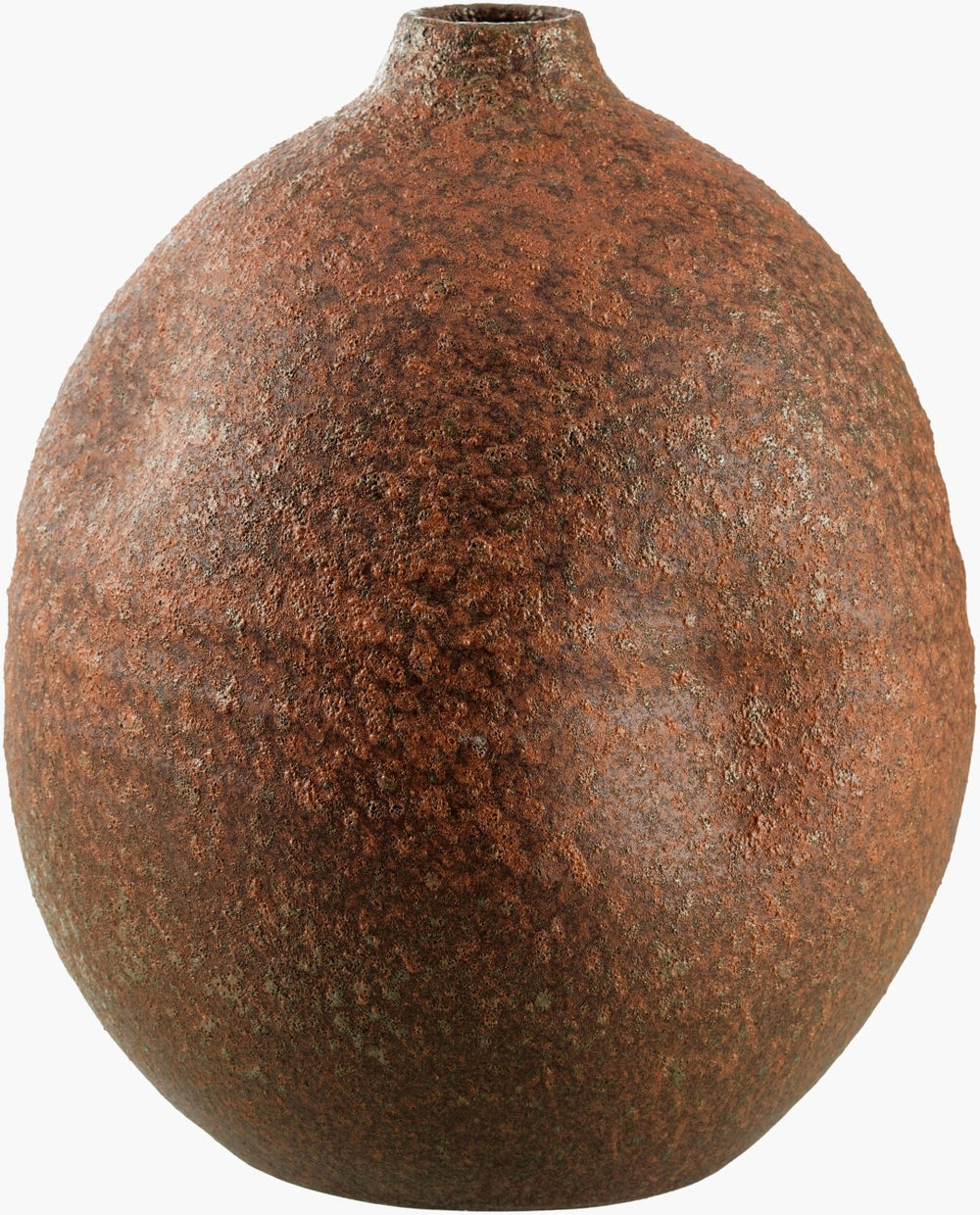 Surya Chaoshan Decorative Ceramic Vase - Bohemian Global Style, 12" H X 9" W, Perfect For Blooms & Decor! Terracotta Ceramic Cnh002-131010