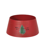 Christopher Knight Home® - Noble House - Suncook Metal Christmas Tree Collar, Red