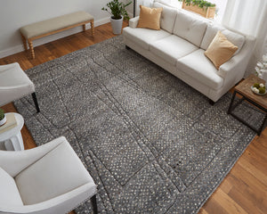 Feizy Rugs Dering Hand Knotted Wool Area Rug - Durable, Stain Resistant, Contemporary Design For High-traffic Areas Gray,Tan,Taupe Wool T27t6042chl000n80