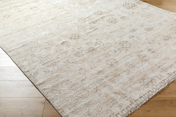 Surya Cannes Luxurious Handmade Rug 12' X 15' | Exquisite Hand-knotted Design For Elegant Spaces Ivory Recycled Pet Yarn Cnn2300-268