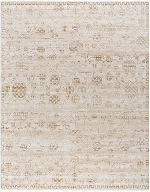 Surya Cannes Luxurious Handmade Rug 12' X 15' | Exquisite Hand-knotted Design For Elegant Spaces Ivory Recycled Pet Yarn Cnn2300-268