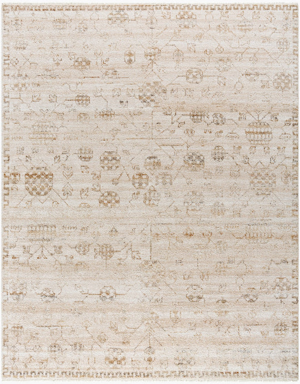 Surya Cannes Luxurious Handmade Rug 12' X 15' | Exquisite Hand-knotted Design For Elegant Spaces Ivory Recycled Pet Yarn Cnn2300-268
