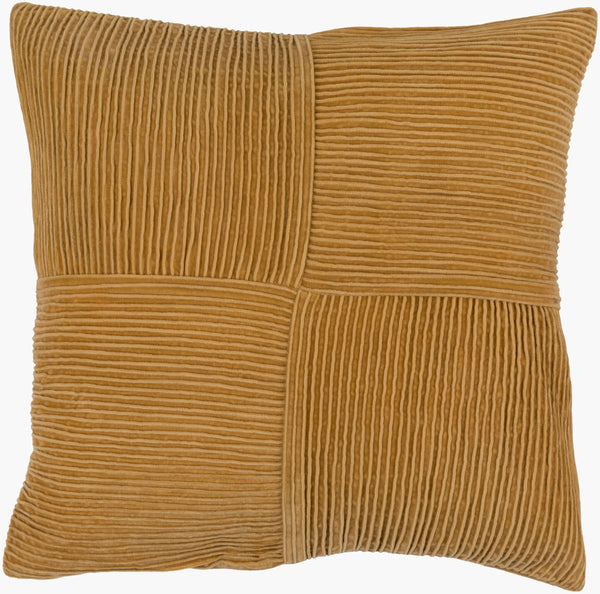 Surya Conrad Modern Minimalist 18" Accent Pillow - Pure Cotton Chic Home Décor For Stylish Living Spaces Orange Cotton,Cotton Cnr003-1818p