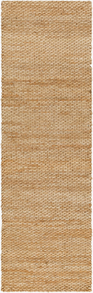 Livabliss Coil Handwoven Jute Flatweave Area Rug Organic Cottage Style for Living and Dining Rooms Tan 2'6" x 8' CNU2300-268