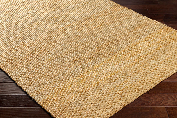 Livabliss Coil Handwoven Jute Flatweave Area Rug Organic Cottage Style for Living and Dining Rooms Tan 6' x 6' CNU2300-6RD