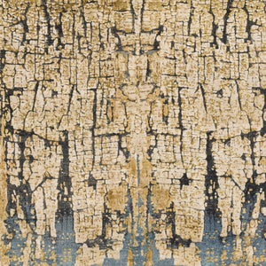 Surya Colaba Handcrafted 2' X 3' Luxurious Wool & Silk Rug – Unique Design, Textured Comfort & Style Blue Silk,Wool Coa2000-23