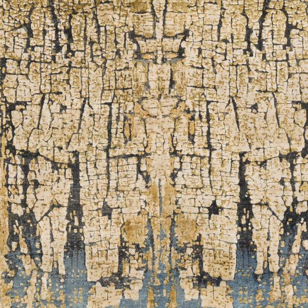 Surya Colaba Handcrafted 2' X 3' Luxurious Wool & Silk Rug – Unique Design, Textured Comfort & Style Blue Silk,Wool Coa2000-23