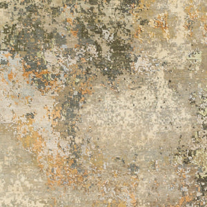 Surya Colaba Handcrafted 2' X 3' Luxurious Wool & Silk Rug – Unique Design, Textured Comfort & Style Sage Wool,Silk Coa2004-23