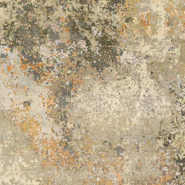 Surya Colaba Handcrafted 2' X 3' Luxurious Wool & Silk Rug – Unique Design, Textured Comfort & Style Sage Wool,Silk Coa2004-23