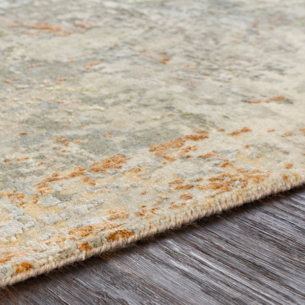 Surya Colaba Handcrafted 2' X 3' Luxurious Wool & Silk Rug – Unique Design, Textured Comfort & Style Sage Wool,Silk Coa2004-23