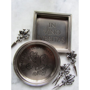 In Vino Veritas Etched Coaster - Set of 4 COAST004/S4 Elk Home