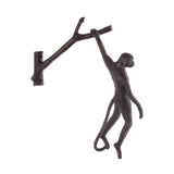 Aluminum Monkey Wall Hook - Dark COAT003 Elk Home