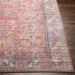 Livabliss Cobb Flatweave Runner Rug Chenille Jute Cotton Blend for Hallway or Entryway Pink, Coral 2'7" x 7'3" COB2302-2773