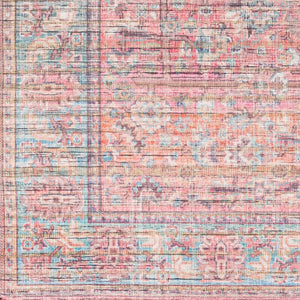 Livabliss Cobb Flatweave Runner Rug Chenille Jute Cotton Blend for Hallway or Entryway Pink, Coral 2'7" x 7'3" COB2302-2773