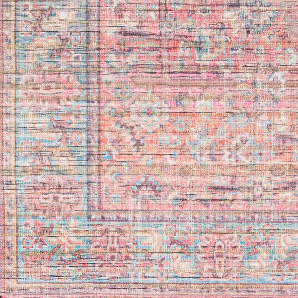 Livabliss Cobb Flatweave Runner Rug Chenille Jute Cotton Blend for Hallway or Entryway Pink, Coral 2'7" x 7'3" COB2302-2773