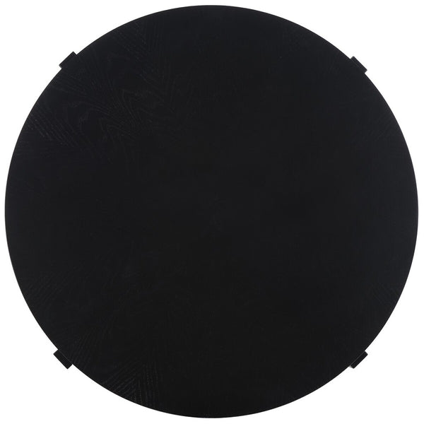 Safavieh Navya Round Coffee Table XII23 Black Metal COF6207E