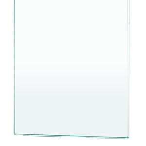 Safavieh Katelyn Rectangular Contemporary Glass Leg Coffee Table Light Concrete / Clear Glass Legs Wood COF7002C