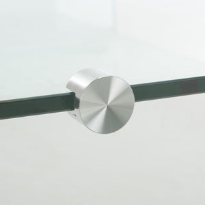 Safavieh Brioni Tempered Glass Coffee Table XII23 Clear Glass Glass COF7303A