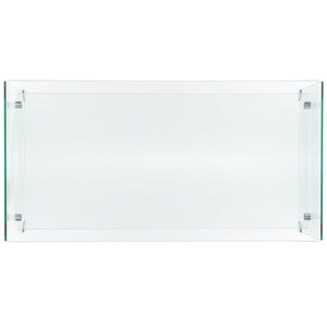 Safavieh Brioni Tempered Glass Coffee Table XII23 Clear Glass Glass COF7303A