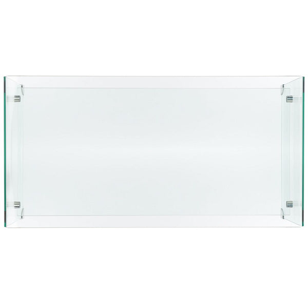 Safavieh Brioni Tempered Glass Coffee Table XII23 Clear Glass Glass COF7303A