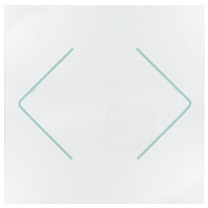 Safavieh Aerith Tempered Glass Coffee Table XII23 Clear Glass COF7304A-2BX