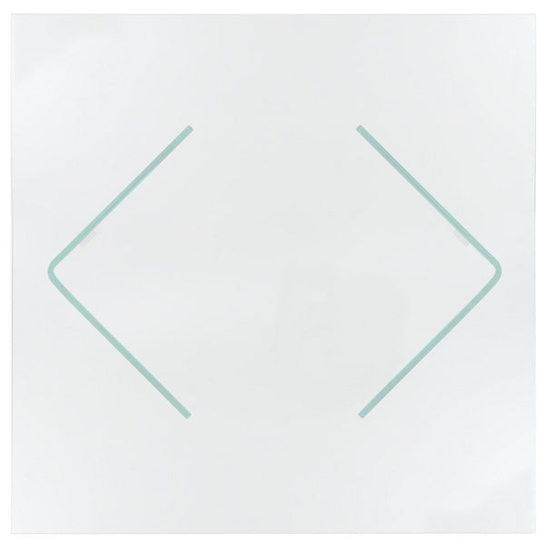 Safavieh Aerith Tempered Glass Coffee Table XII23 Clear Glass COF7304A-2BX