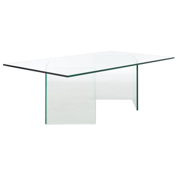 Safavieh Bedwyr Tempered Glass Coffee Table XII23 Clear Glass COF7305A-2BX