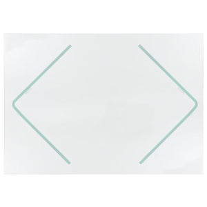 Safavieh Bedwyr Tempered Glass Coffee Table XII23 Clear Glass COF7305A-2BX