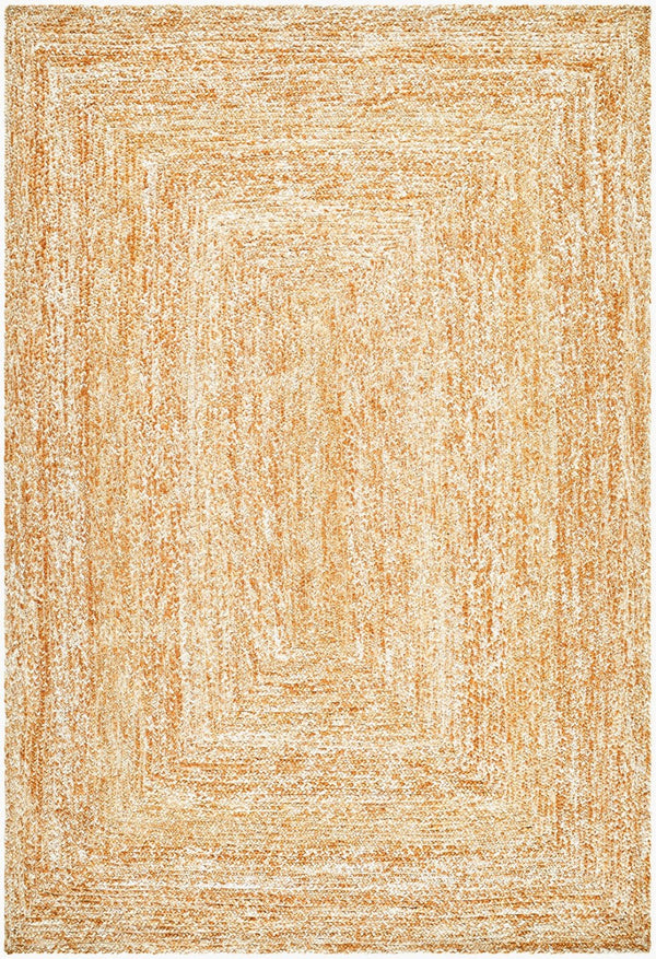 Livabliss Cologne Flatweave Accent Rug Handwoven Recycled Pet Yarn Cottage Style Entryway Floor Camel, White 9' x 12' COG2303-912