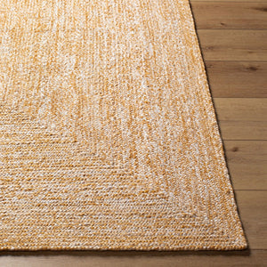 Livabliss Cologne Flatweave Accent Rug Handwoven Recycled Pet Yarn Cottage Style Entryway Floor Camel, White 9' x 12' COG2303-912