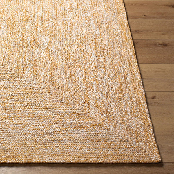 Livabliss Cologne Flatweave Accent Rug Handwoven Recycled Pet Yarn Cottage Style Entryway Floor Camel, White 9' x 12' COG2303-912