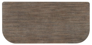 Hooker Furniture Modern Mood Executive Desk With Oak Diamond Finish, Locking File Drawers, Metal & Leather Accents Medium Brown 6850-10462-89