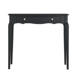 Homelegance By Top-Line Cayenne 1-Drawer Wood Accent Console Sofa Table Black Rubberwood