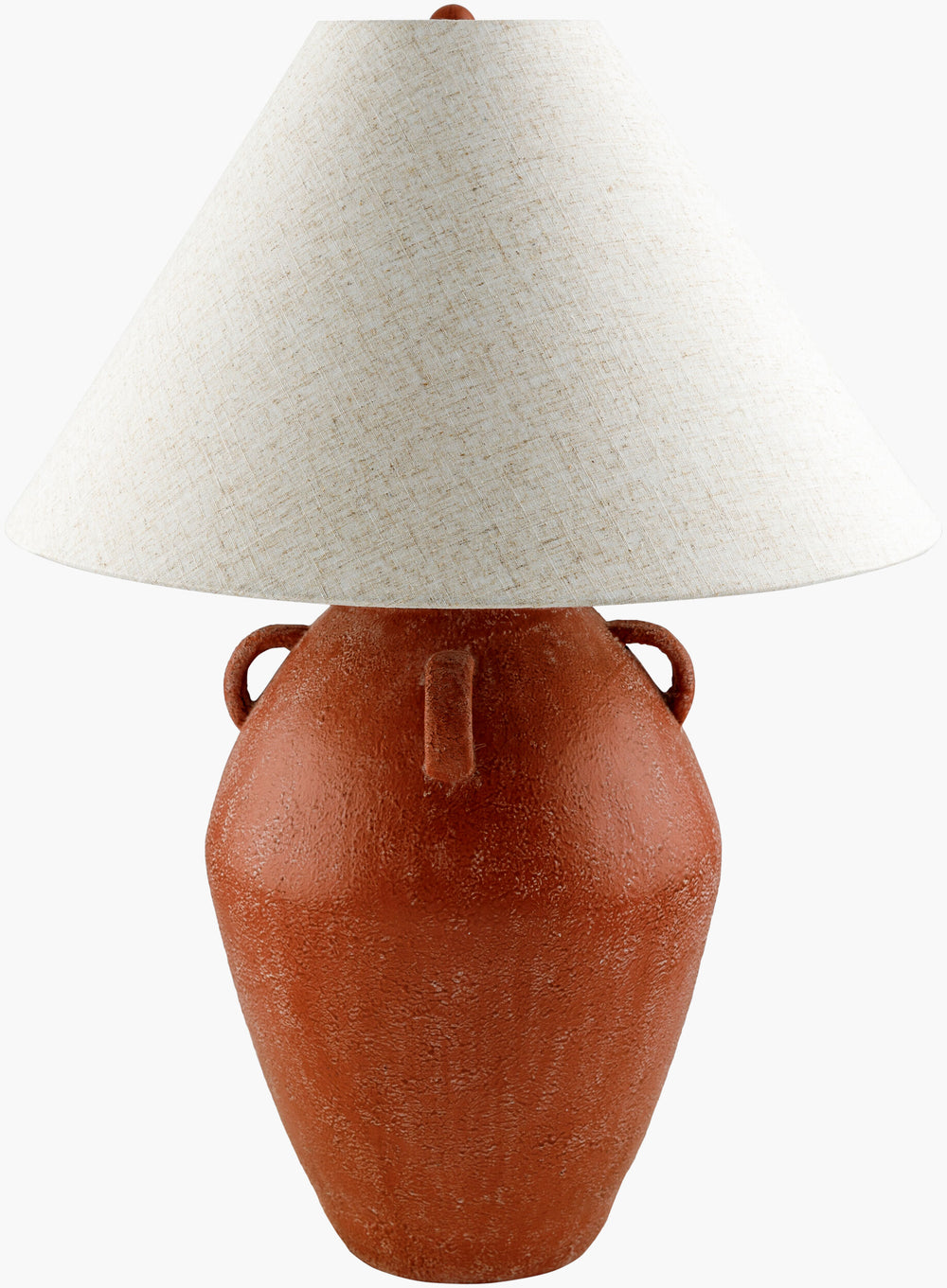 Surya Colorado Accent Table Lamp – Stunning 28" Resin Design With Linen Shade For Elegant Home Décor Body, Red,Shade (Outside), Wheat,Shade (Inside), White,Finial, Red,Harp, Metallic ,Nickel,Cord, Translucent Resin,Linen,Metal,Plastic Col-002