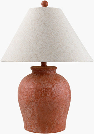 Livabliss Colorado Ceramic Base Table Lamp with Linen Shade for Bedroom or Desk Ambiance COL-003