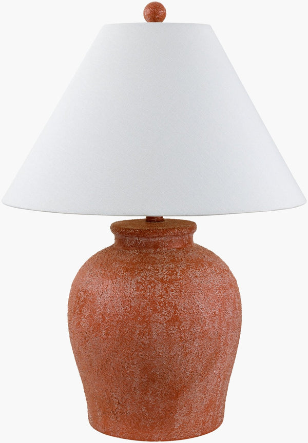 Livabliss Colorado Ceramic Table Lamp with Linen Shade for Bedside Desk or Entryway Console COL-004