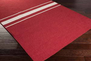 Surya Colton 8' X 11' Handmade Wool Rug – Modern Elegance, Durable Design, Perfect For Any Space Red Wool Col6004-23