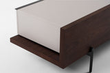 VIG Furniture Modrest Colima - Modern Matte Beige + Walnut TV Stand VGIP-TV-797