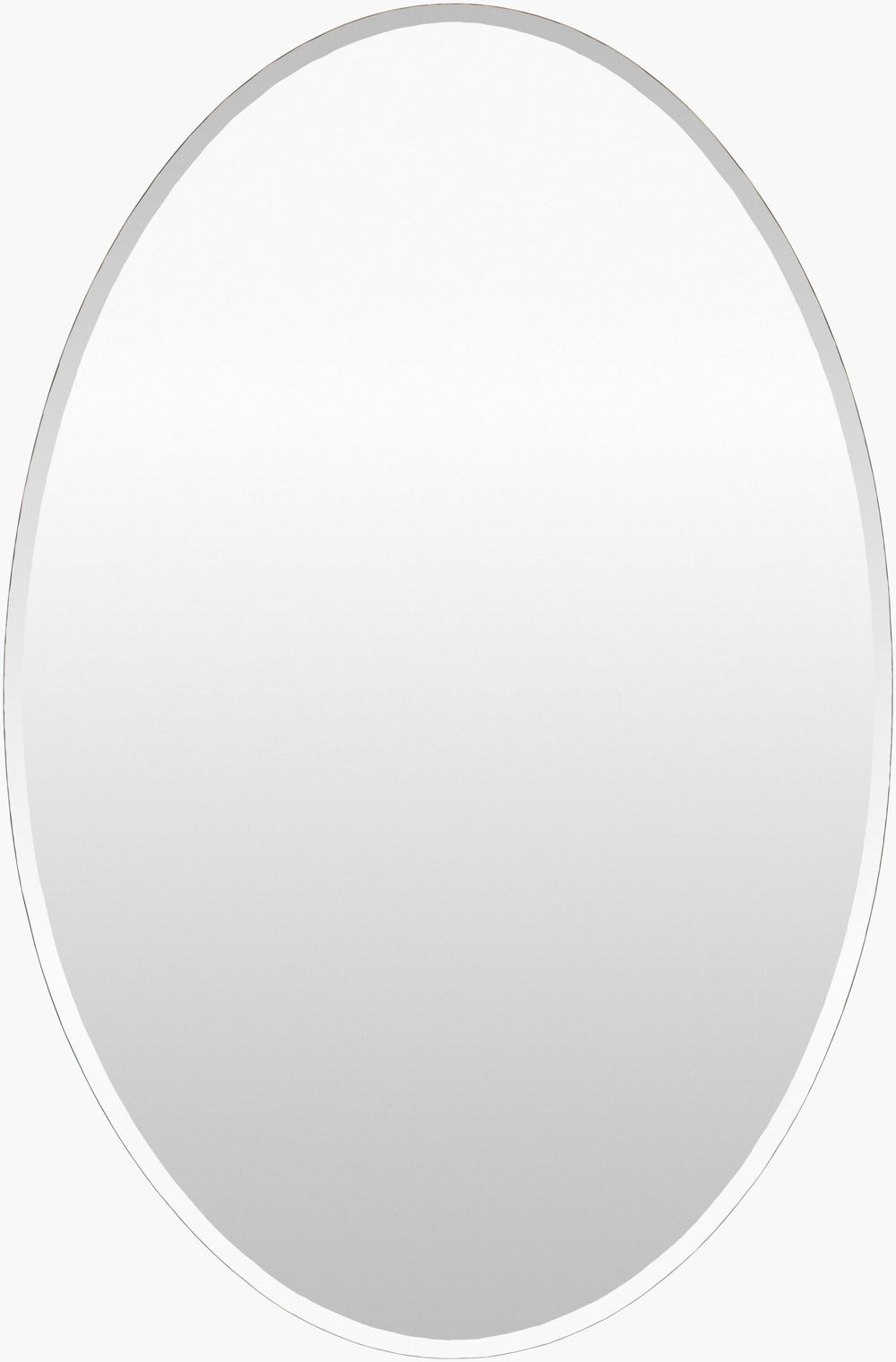 Surya Contour Accent Mirror - 18" Vertical Design For Modern Spaces, Easy Maintenance & Stylish Upgrade! Silver Mirror Con002-3624