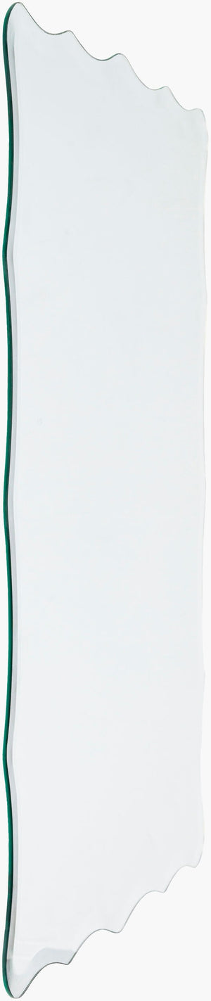 Surya Contour Accent Mirror - 18" Vertical Design For Modern Spaces, Easy Maintenance & Stylish Upgrade! Silver Mirror Con005-3624