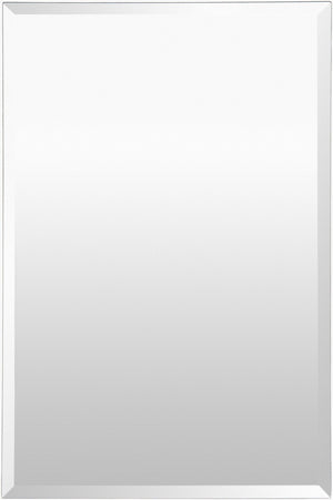 Surya Contour Accent Mirror - 18" Vertical Design For Modern Spaces, Easy Maintenance & Stylish Upgrade! Silver Mirror Con006-3624