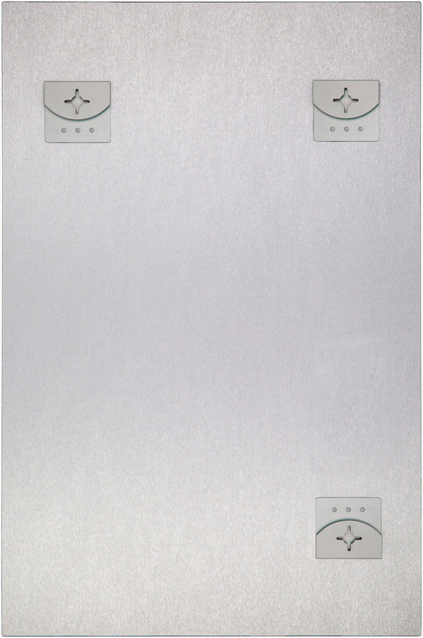 Surya Contour Accent Mirror - 18" Vertical Design For Modern Spaces, Easy Maintenance & Stylish Upgrade! Silver Mirror Con006-3020